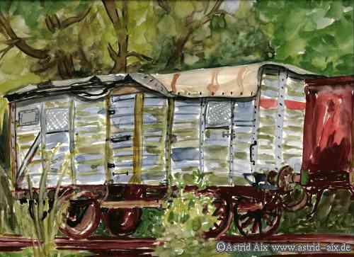 Alter Waggon / old railway car