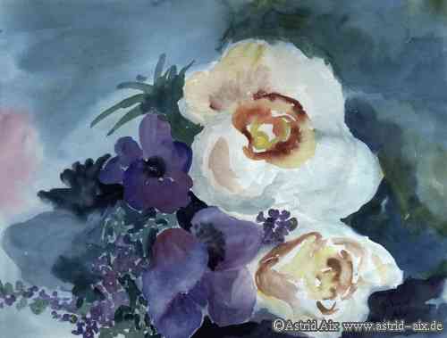 Rosen und Anemonen