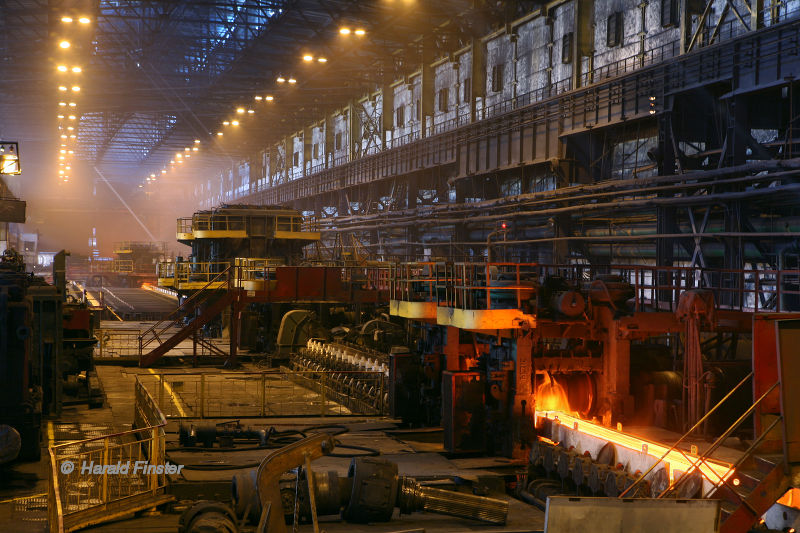 Arćelor Mittal integrated steel mill: heavy section mill