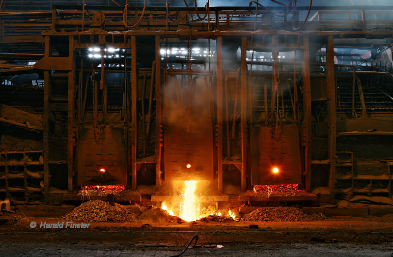 Arcelor Mittal Stahl- und Hüttenwerk: Siemens-Martin Stahlwerk