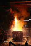 Donetsk Iron and Steel Works open hearth furnace
