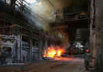 Donetsk Iron and Steel Works open hearth furnace