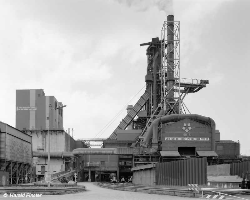 'Corus' steelmill IJmuiden: blast furnaces