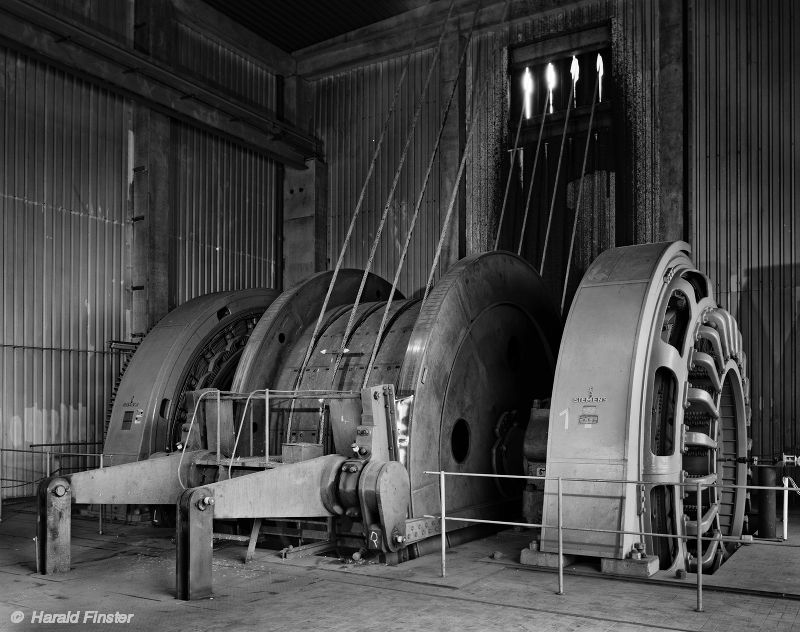 colliery Fürst Leopold: no 1 electric winder