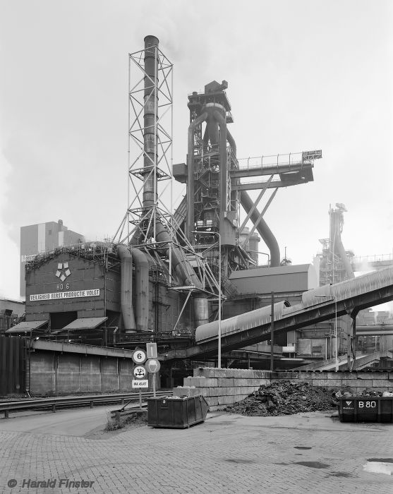 'Corus' steelmill IJmuiden: blast furnaces