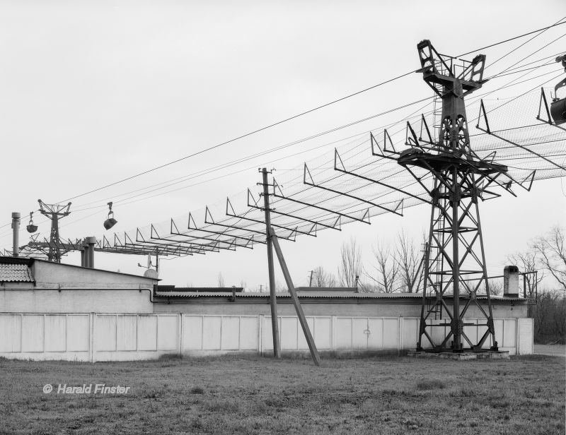 Materialseilbahn Yenakiieve Stahlwerk (Енакиевский металлургический завод)