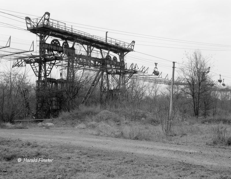 Materialseilbahn Yenakiieve Stahlwerk (Енакиевский металлургический завод)