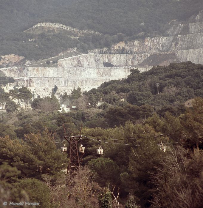 Cantiere de San Carlo: Materialseilbahn