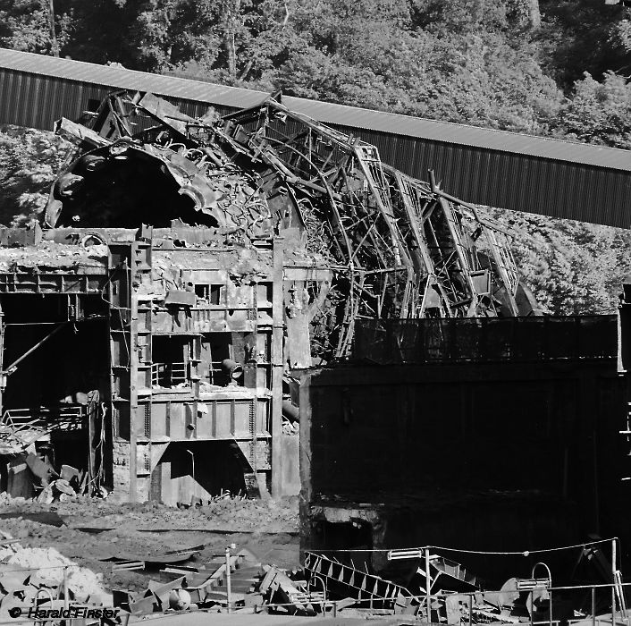 demolished blast furnace