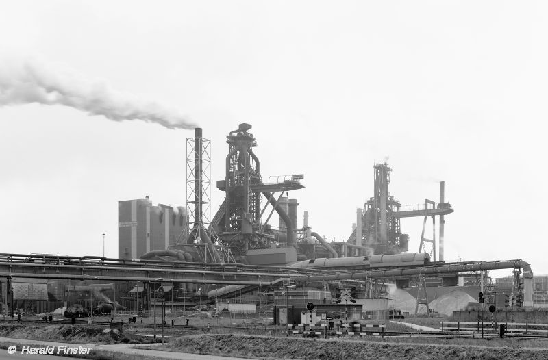 'Corus' steelmill IJmuiden: blast furnaces