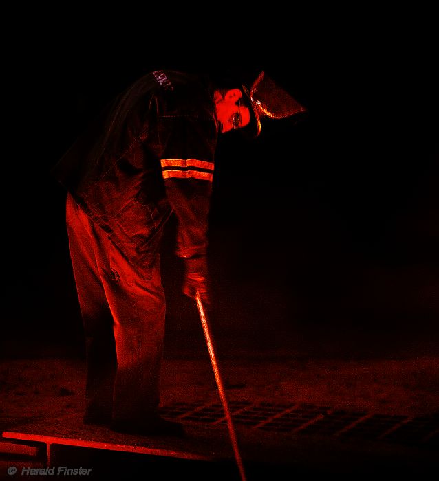 worker at blast furnace Nr. 4