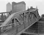 Rhine harbour: turn-bridge