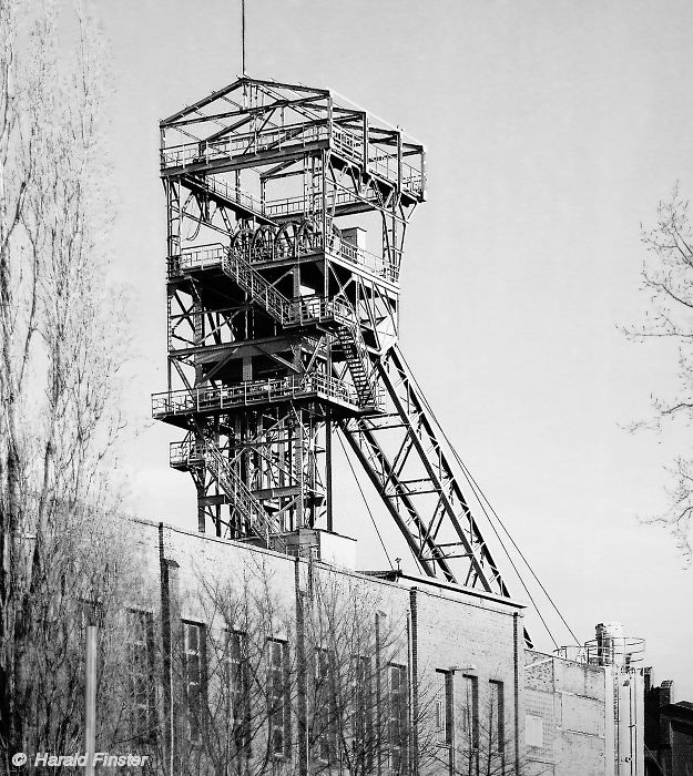 coal mine Anna: headframe of 'Eduardschacht'