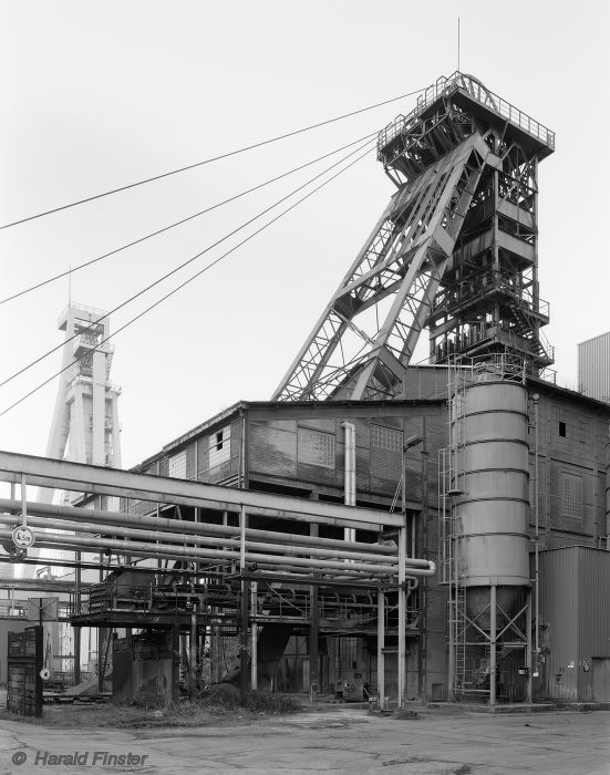 colliery Fürst Leopold: headframe no 2 shaft