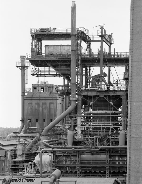 blast furnace with water tower