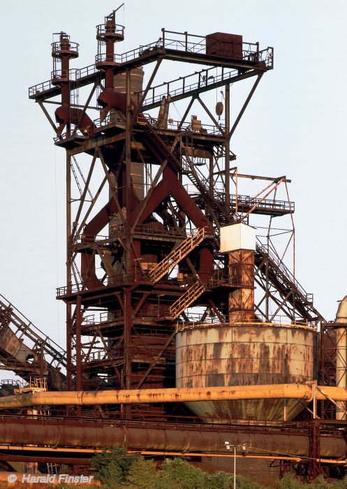 blast furnace and water tower